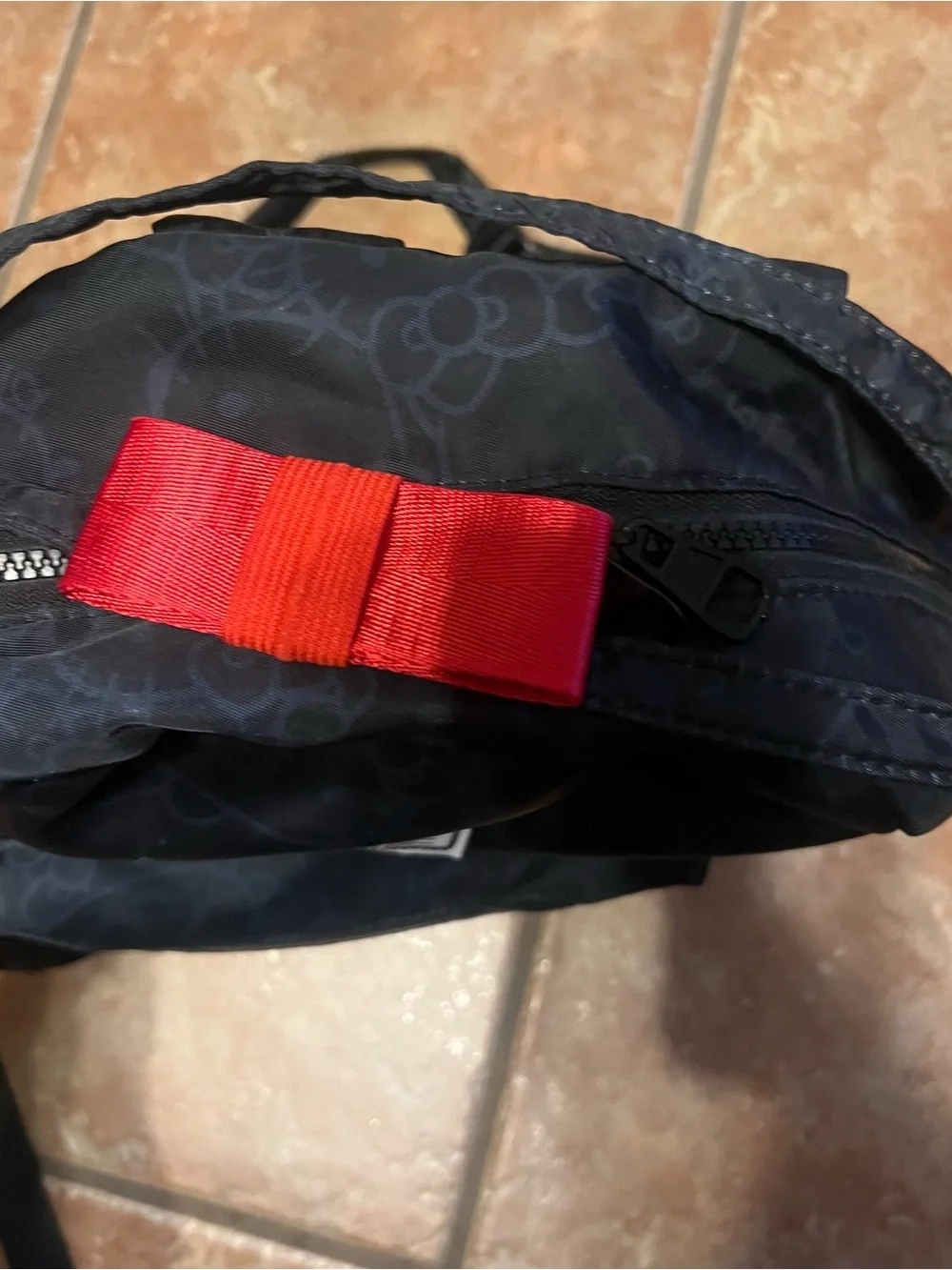 Herschel Hello Kitty Black/Red Backpack w/ Front Zip Pocket, Adjustable Straps